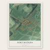 Port Matilda, Pennsylvania map print, the full design