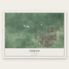 Yukon, Oklahoma map print, the full design