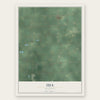 Ida, Michigan map print, the full design
