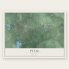 Petal, Mississippi map print, the full design