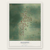 Elliott, Illinois map print, the full design