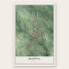 Fulton, Missouri map print, the full design