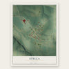 Stella, Missouri map print, the full design