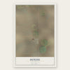 House, New Mexico map print, the full design