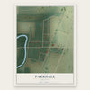 Parkdale, Arkansas map print, the full design