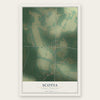 Scotia, South Carolina map print, the full design