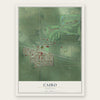 Cairo, Nebraska map print, the full design
