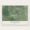 Sugar Grove, Illinois map print, the full design