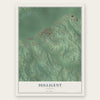 Sulligent, Alabama map print, the full design