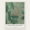 Wilson Mill Meadows, Georgia map print, the full design