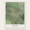 Syracuse, Missouri map print, the full design