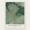 Brownsboro Farm, Kentucky map print, the full design