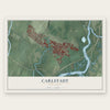 Carlstadt, New Jersey map print, the full design