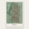 Bexley, Ohio map print, the full design