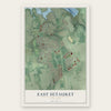 East Setauket, New York map print, the full design