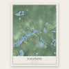 Taconite, Minnesota map print, the full design