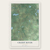 Credit River, Minnesota map print, the full design