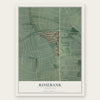 Rosebank, Maryland map print, the full design