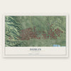 Dublin, California map print, the full design