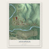 Annapolis, Missouri map print, the full design
