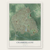 Chamberlayne, Virginia map print, the full design