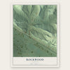 Rockwood, Illinois map print, the full design
