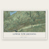 Lower Towamensing, Pennsylvania map print, the full design