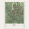 Price, Utah map print, the full design