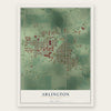 Arlington, Minnesota map print, the full design