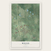 Willis, Texas map print, the full design