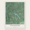 Schaghticoke, New York map print, the full design