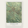 Angels Camp, California map print, the full design