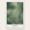 Sarepta, Louisiana map print, the full design