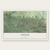 Uintah, Utah map print, the full design