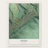 Pitkin, Colorado map print, the full design