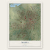 Marfa, Texas map print, the full design
