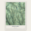 Freetown, New York map print, the full design
