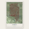 Lomita, California map print, the full design