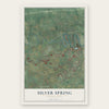 Silver Spring, Pennsylvania map print, the full design