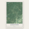 Georgetown, Price County, Wisconsin map print, the full design