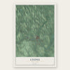Lyons, New York map print, the full design