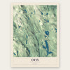 Otis, Massachusetts map print, the full design