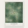 Glenwood, Georgia map print, the full design