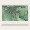 Morrow, Ohio map print, the full design