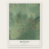 Belknap, Illinois map print, the full design