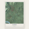 Jasper, Tennessee map print, the full design