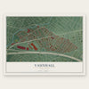 Vauxhall, New Jersey map print, the full design