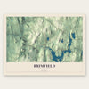 Brimfield, Massachusetts map print, the full design