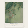 Birmingham, Missouri map print, the full design