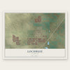 Lochbuie, Colorado map print, the full design